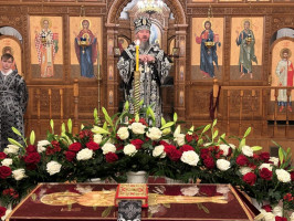 Утреня с чином погребения Плащаницы Господа нашего Иисуса Христа в главном храме епархии