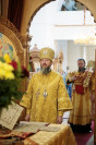 19-В день памяти апостолов Петра и Павла архиепископ Амфилохий возглавил служение Божественной Литургии в Андреевском кафедральном соборе города Усть-Каменогорска 