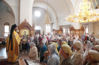 30-В день памяти апостолов Петра и Павла архиепископ Амфилохий возглавил служение Божественной Литургии в Андреевском кафедральном соборе города Усть-Каменогорска 