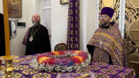 1-Архиепископ Амфилохий возглавил служение Всенощного бдения накануне третьего воскресения Великого поста