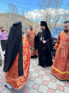 1-Божественная Литургия Пасхальным чином в Богородице-Рождественском храме города Усть-Каменогорска