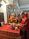 16-Божественная Литургия Пасхальным чином в Богородице-Рождественском храме города Усть-Каменогорска