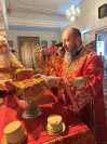 17-Божественная Литургия Пасхальным чином в Богородице-Рождественском храме города Усть-Каменогорска