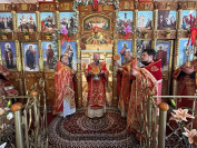 18-Божественная Литургия Пасхальным чином в Богородице-Рождественском храме города Усть-Каменогорска