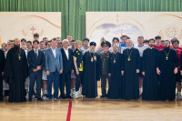 13-В Алма-Ате состоялось открытие Международного волейбольного турнира, посвященного 25-летию обретения мощей священномучеников Серафима и Феогноста Алма-Атинских