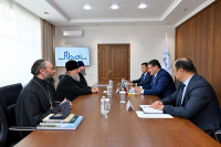4-Состоялась встреча Главы Православной Церкви Казахстана с акимом области Абай Бериком Уали 