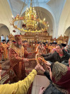 14-Благодатный огонь встретили православные христиане Восточного Казахстана
