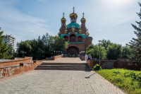 1-В первое воскресенье Успенского поста архиепископ Усть-Каменогорский и Семипалатинский Амфилохий сослужил митрополиту Александру за Божественной Литургией в Благовещенском кафедральном соборе Павлодара