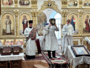10-Божественная Литургия в Знаменско-Абалацком Петро-Павловском женском монастыре города Семипалатинска