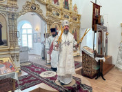 13-Божественная Литургия в Знаменско-Абалацком Петро-Павловском женском монастыре города Семипалатинска