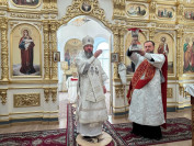 34-Божественная Литургия в Знаменско-Абалацком Петро-Павловском женском монастыре города Семипалатинска