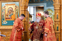 15-Архиепископ Усть-Каменогорский и Семипалатинский Амфилохий принял участие в торжествах, состоявшихся в Алма-Ате, в честь мученицы Агафии Панормской - небесной заступницы от землетрясений и иных стихийных бедствий