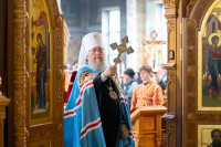 23-Архиепископ Усть-Каменогорский и Семипалатинский Амфилохий принял участие в торжествах, состоявшихся в Алма-Ате, в честь мученицы Агафии Панормской - небесной заступницы от землетрясений и иных стихийных бедствий