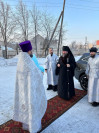 1-Архиепископ Амфилохий возглавил Божественную Литургию в навечерие Крещения Господня в Воскресенском кафедральном соборе города Семипалатинска 