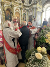 25-Архиепископ Амфилохий возглавил Божественную Литургию в навечерие Крещения Господня в Воскресенском кафедральном соборе города Семипалатинска 