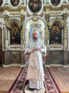48-Архиепископ Амфилохий возглавил Божественную Литургию в навечерие Крещения Господня в Воскресенском кафедральном соборе города Семипалатинска 