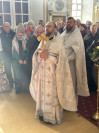 49-Архиепископ Амфилохий возглавил Божественную Литургию в навечерие Крещения Господня в Воскресенском кафедральном соборе города Семипалатинска 
