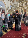 58-Архиепископ Амфилохий возглавил Божественную Литургию в навечерие Крещения Господня в Воскресенском кафедральном соборе города Семипалатинска 