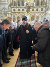 59-Архиепископ Амфилохий возглавил Божественную Литургию в навечерие Крещения Господня в Воскресенском кафедральном соборе города Семипалатинска 