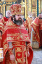 5-В завершение Светлой седмицы управляющий Усть-Каменогорской и Семипалатинской епархии сослужил митрополиту Александру за Литургией в Успенском соборе Астаны