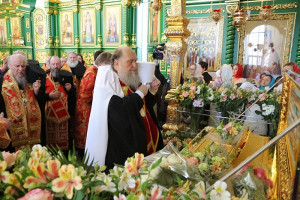 Архиепископ Усть-Каменогорский и Семипалатинский Амфилохий принял участие в торжествах, состоявшихся в "Шахтёрской столице, по случаю 60-летия преставления преподобного Севастиана  Карагандинского
