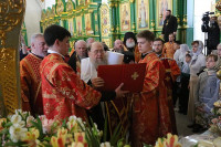 12-Архиепископ Усть-Каменогорский и Семипалатинский Амфилохий принял участие в торжествах, состоявшихся в "Шахтёрской столице, по случаю 60-летия преставления преподобного Севастиана  Карагандинского