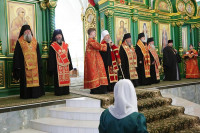 14-Архиепископ Усть-Каменогорский и Семипалатинский Амфилохий принял участие в торжествах, состоявшихся в "Шахтёрской столице, по случаю 60-летия преставления преподобного Севастиана  Карагандинского