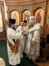 13-В Неделю 7-ю после Пасхи Христовой архиепископ Амфилохий совершил Божественную Литургию в Андреевском кафедральном соборе