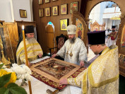 20-В Неделю 7-ю после Пасхи Христовой архиепископ Амфилохий совершил Божественную Литургию в Андреевском кафедральном соборе