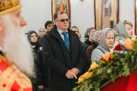 4-Управляющий Усть-Каменогорской и Семипалатинской епархии сослужил Главе Митрополичьего округа за Литургией в Феодоровской церкви Покровского монастыря города Уральска