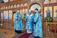 14-В главном храме Усть-Каменогорска состоялась праздничная Литургия по случаю принесения десницы святителя Спиридона Тримифунтского 