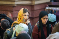 43-В праздник Феодоровской иконы Божией Матери архиепископ Усть-Каменогорский и Семипалатинский Амфилохий сослужил Главе Митрополичьего округа за Божественной Литургией в главном храме Южной столицы