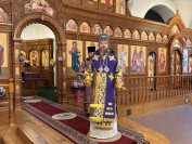 7-В Неделю 5-ю Великого поста архиепископ Амфилохий возглавил служение Божественной Литургии в Андреевском кафедральном соборе
