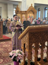 10-В Неделю 5-ю Великого поста архиепископ Амфилохий возглавил служение Божественной Литургии в Андреевском кафедральном соборе