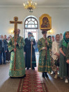 9-В Троицком соборе города Усть-Каменогорска архиепископ Амфилохий возглавил служение Всенощного бдения