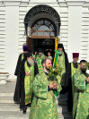 12-В Троицком соборе города Усть-Каменогорска архиепископ Амфилохий возглавил служение Всенощного бдения