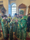 45-В Троицком соборе города Усть-Каменогорска архиепископ Амфилохий возглавил служение Всенощного бдения