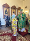 46-В Троицком соборе города Усть-Каменогорска архиепископ Амфилохий возглавил служение Всенощного бдения