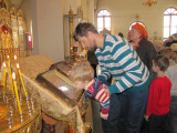 4-Первая Божественная Литургия в 2012 году  в Андреевском соборе г.Усть-Каменогорска