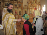 10-Первая Божественная Литургия в 2012 году  в Андреевском соборе г.Усть-Каменогорска