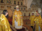 12-Литургия в день памяти святого праведного Иоанна, протоиерея Кронштадского,  в Андреевском соборе г.Усть-Каменогорска