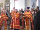 18-Пребывание ковчега со святыми мощами святых преподобномучениц  Великой княгини Елисаветы и инокини Варвары  в Андреевском кафедральном соборе г.Усть-Каменогорск