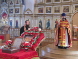 21-Пребывание ковчега со святыми мощами святых преподобномучениц  Великой княгини Елисаветы и инокини Варвары  в Андреевском кафедральном соборе г.Усть-Каменогорск