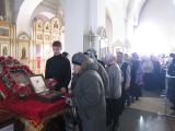 23-Пребывание ковчега со святыми мощами святых преподобномучениц  Великой княгини Елисаветы и инокини Варвары  в Андреевском кафедральном соборе г.Усть-Каменогорск