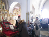 25-Пребывание ковчега со святыми мощами святых преподобномучениц  Великой княгини Елисаветы и инокини Варвары  в Андреевском кафедральном соборе г.Усть-Каменогорск