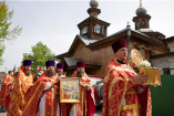 14-Глава Митрополичьего Округа совершил молебен на начало строительства храма в честь Собора Пресвятой Богородицы в Турксибском районе Алма-Аты
