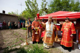 16-Глава Митрополичьего Округа совершил молебен на начало строительства храма в честь Собора Пресвятой Богородицы в Турксибском районе Алма-Аты