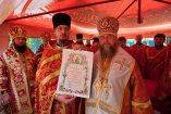 18-Глава Митрополичьего Округа совершил молебен на начало строительства храма в честь Собора Пресвятой Богородицы в Турксибском районе Алма-Аты