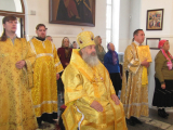 8-Архиерейское богослужение  в Свято-Зиновьевском храме пос.Новая Согра