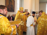 10-Архиерейское богослужение  в Свято-Зиновьевском храме пос.Новая Согра